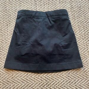 Lands’ End black uniform Chino skort girls size 4